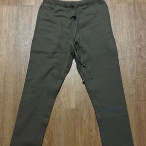 Essentials Olive Green Sweatpants Small